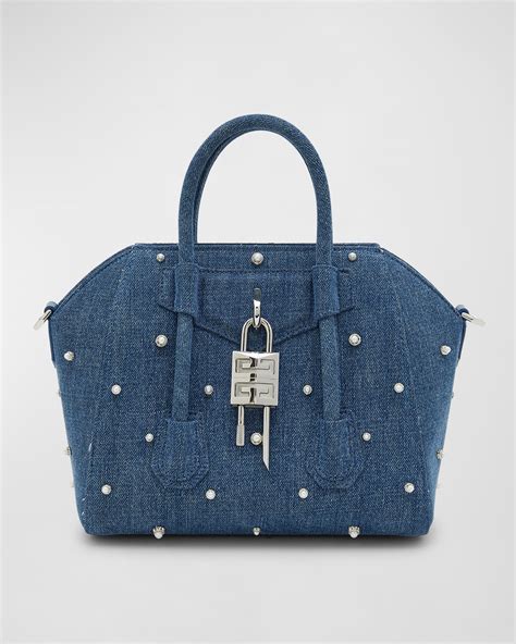 givenchy antigona mini review|mini antigona lock denim tote bag.